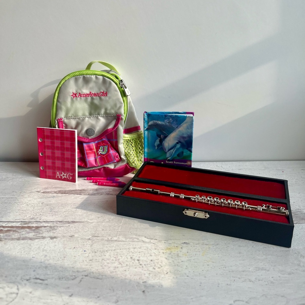 AMERICAN GIRL DOLL School and Music Set